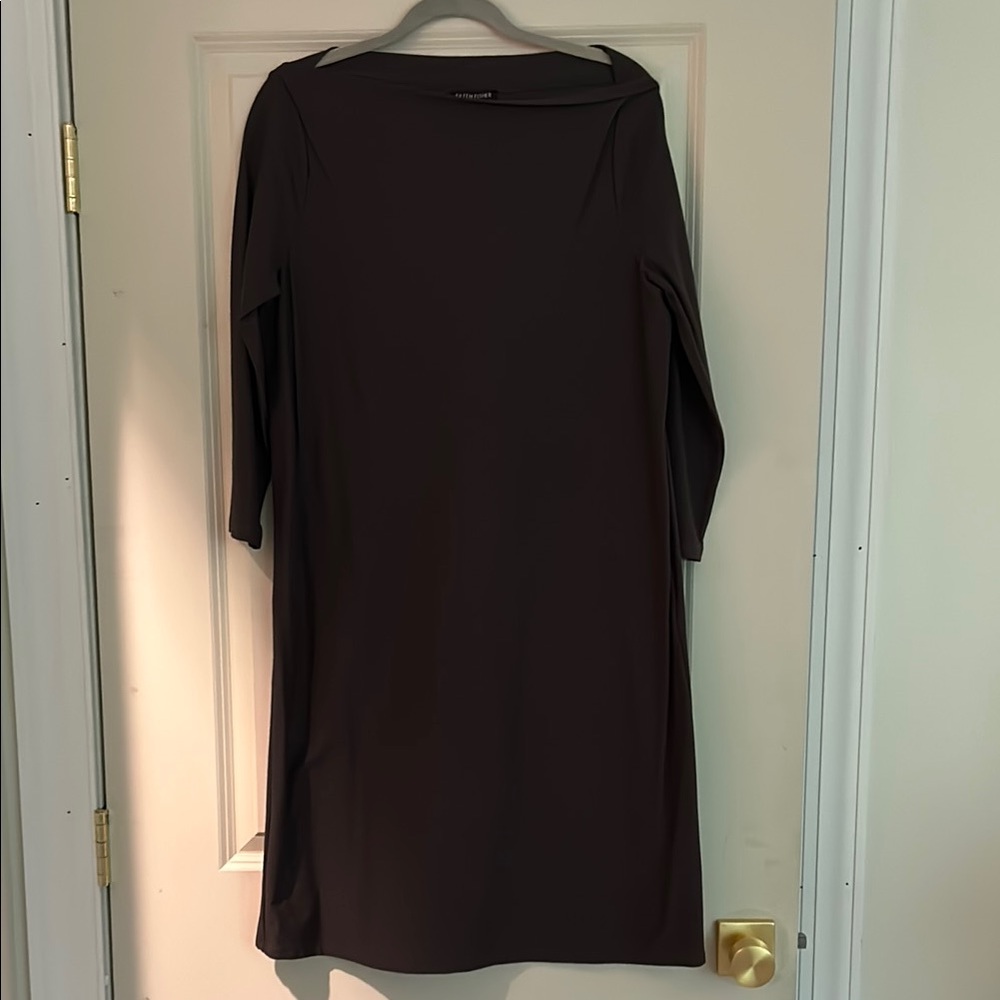Eileen Fisher Dark Brown Dress
